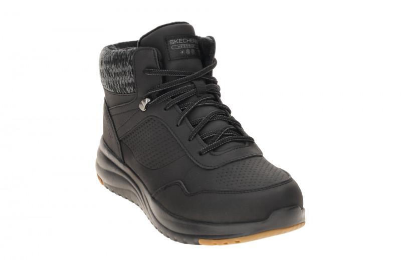 Skechers On-The-Go Mid Sneaker schwarz wasserdicht Slip Ins 144739