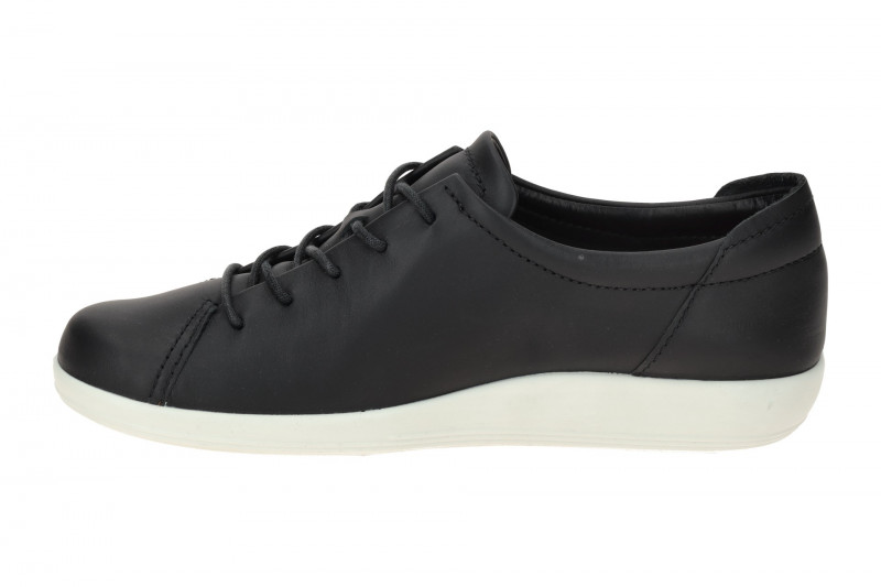 Ecco Soft 2 Schuhe schwarz weiß Jubiläum 206583