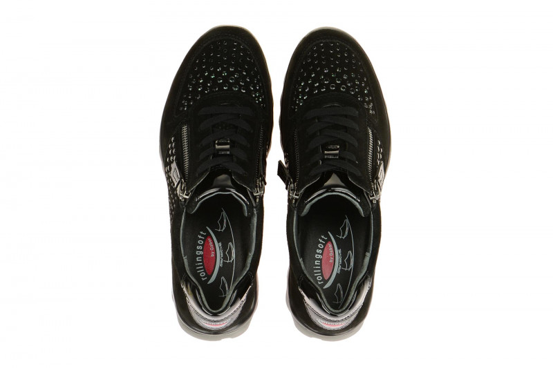 Gabor RollingSoft Schuhe schwarz Strass 96.968.87