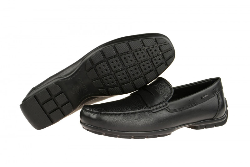 Geox Monet Mokassin Slipper schwarz