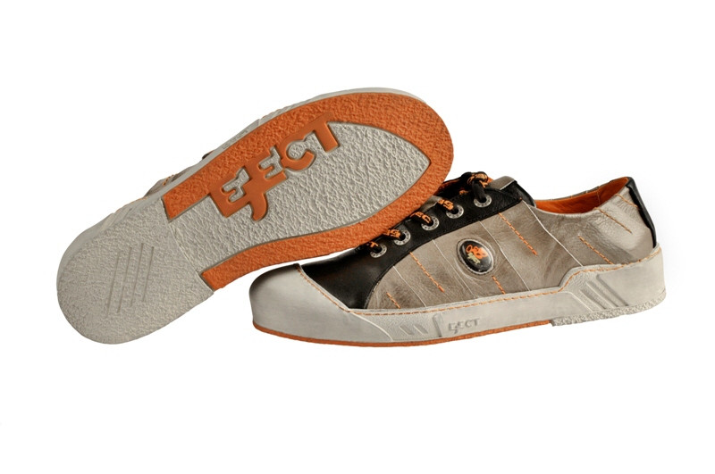 Eject Puzzle Schuhe in schwarz grau E-12359-V3