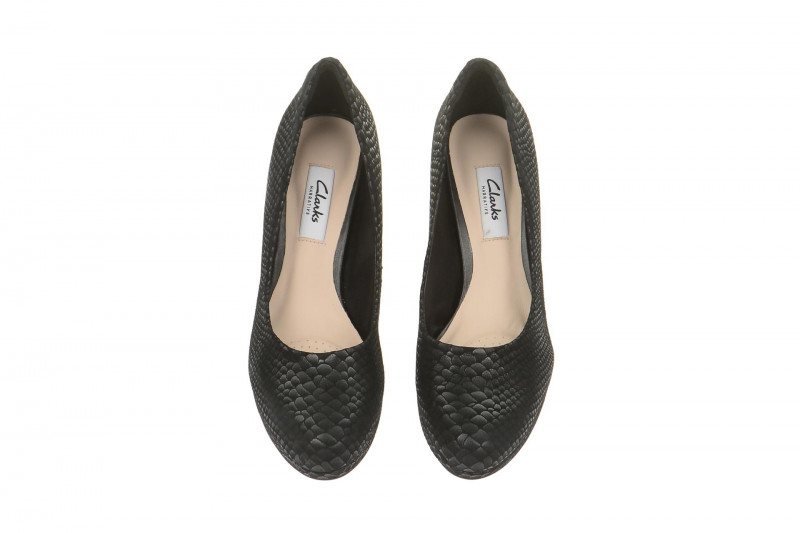 Clarks Pumps Crisp Kendra schwarz snake