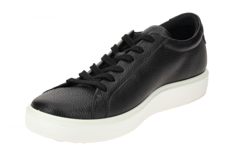 Ecco Soft 60 Schuhe Sneakers schwarz weiß Herren 582404