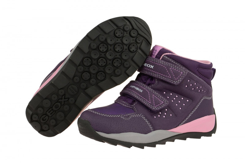 Geox Mädchen Kinderstiefel lila Wasserdicht