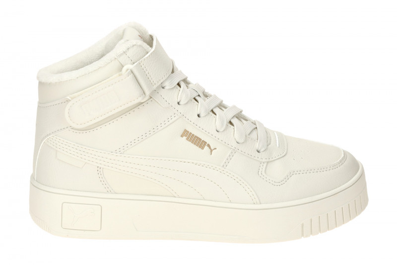 Puma Carina Street WTR Mid Sneaker creme-weiß Damen Sport 398050