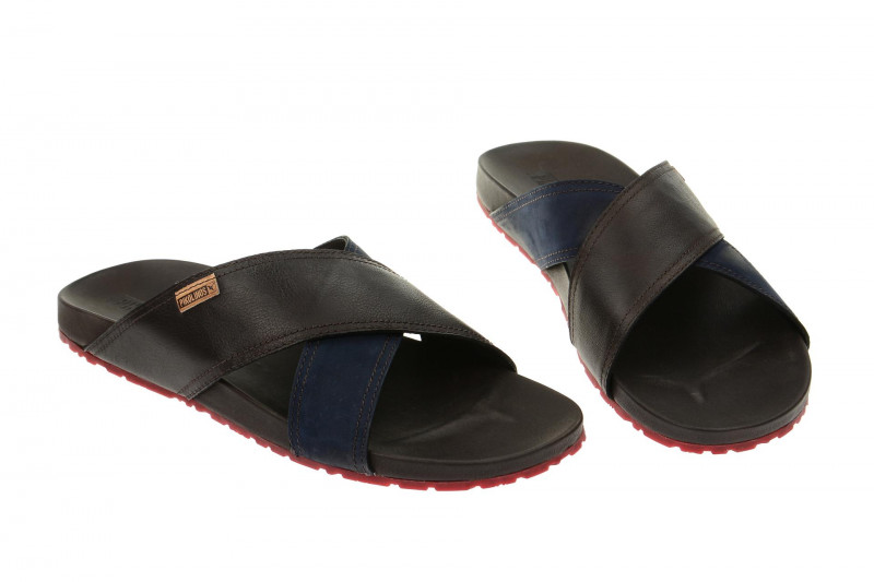Pikolinos Phuket Pantolette blau braun M1A-0003N
