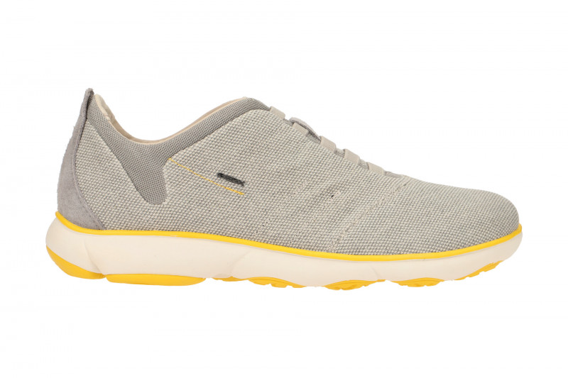 Geox Nebula Schuhe grau Sohle weiß gelb