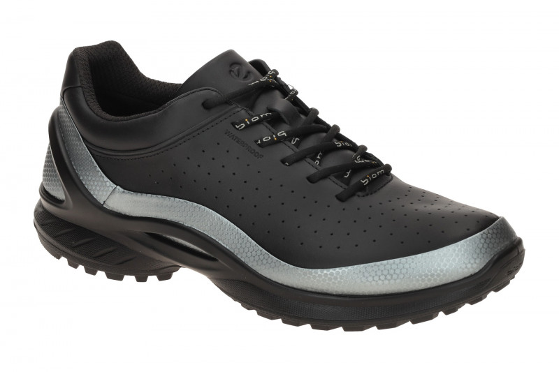 ecco Biom Energi Schuhe schwarz silber Sneaker Waterproof