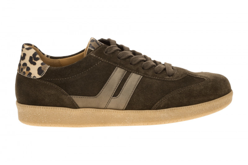 Gabor Schuhe Retro-Sneakers braun Leo Velour 6011.01.003
