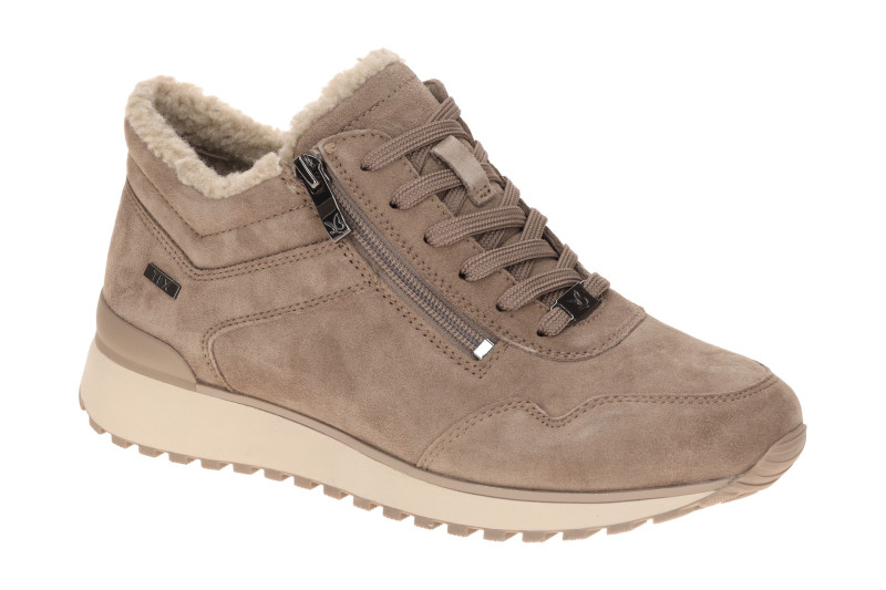 Caprice Schuhe Mid Sneaker taupe braun Warmfutter TEX 26201