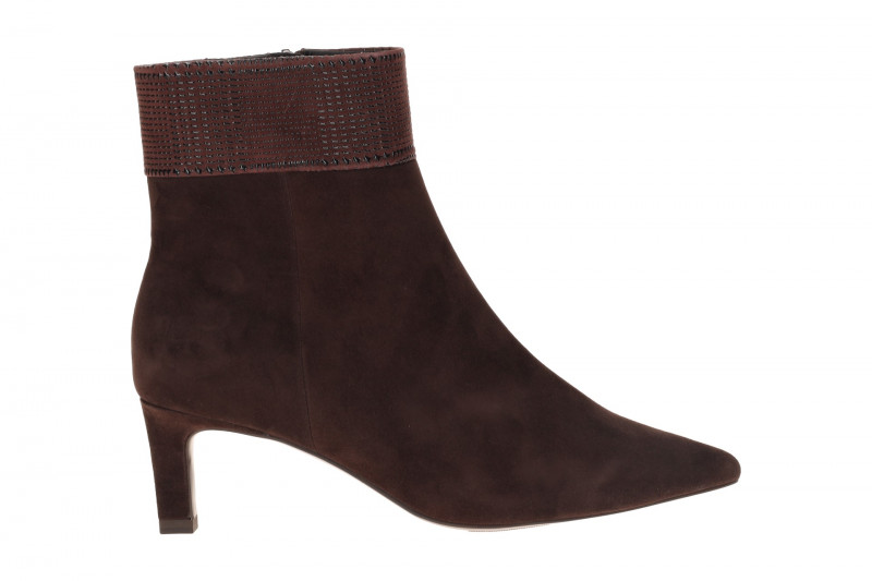 Peter Kaiser Stiefelette braun Velour Ankle Boots 75338