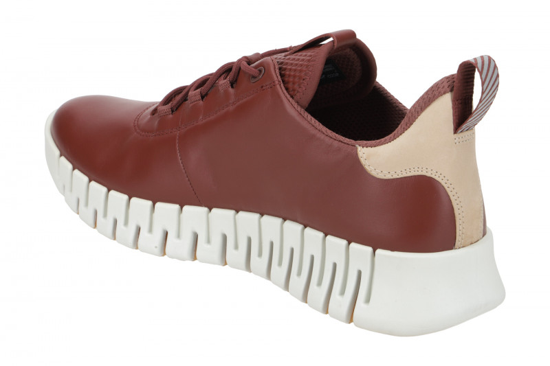Ecco Gruuv Schuhe rot-braun Damen Sneakers 218203