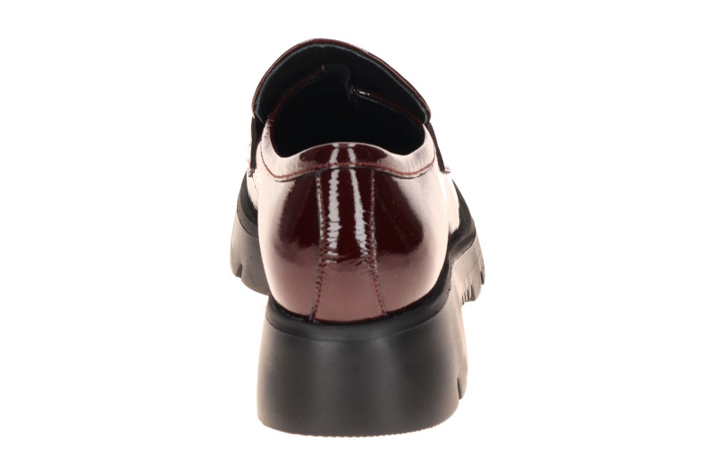 Högl Finn Schuhe Slipper Loafer in rot barolo Lack 2425