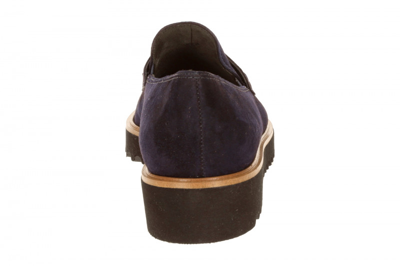 Paul Green Schuhe Slipper blau Samt-Velour 2694