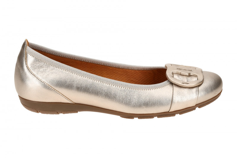 Gabor Fashion Ballerina grau metallic 84.163.62