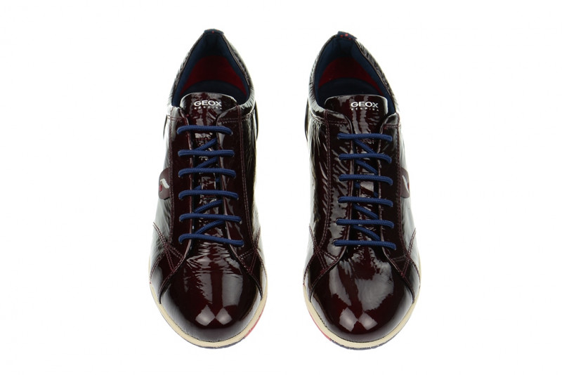 Geox Avery Schuhe rot bordo lack D44H5B