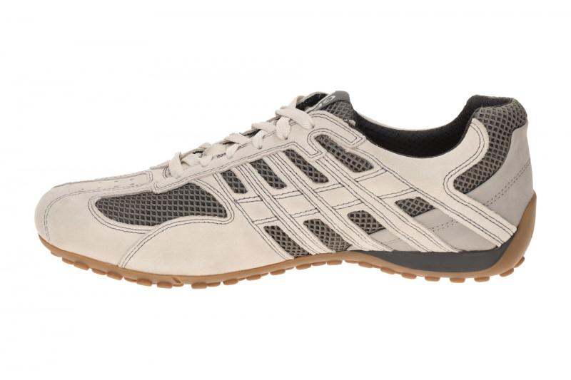 Geox Snake Schuhe hellgrau sand U55MNA