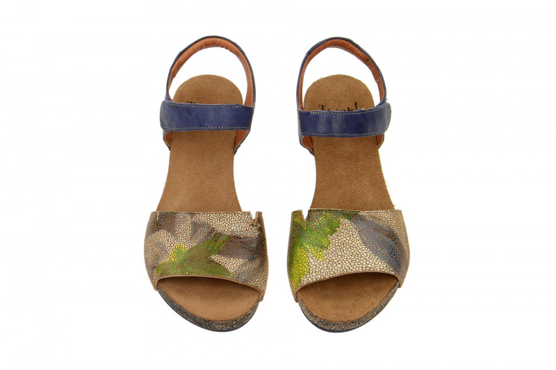 Think Traudi Sandale blau jeans kombi 6-86573-84