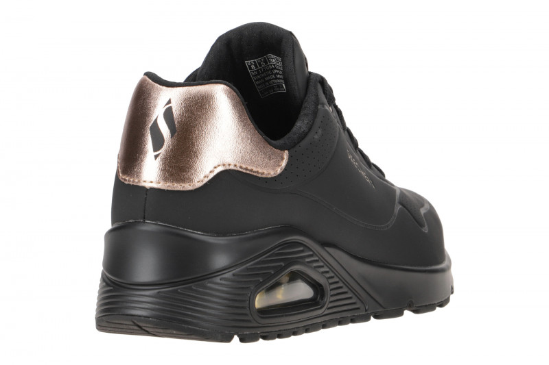 Skechers Uno Schuhe Sneakers schwarz rose 177094
