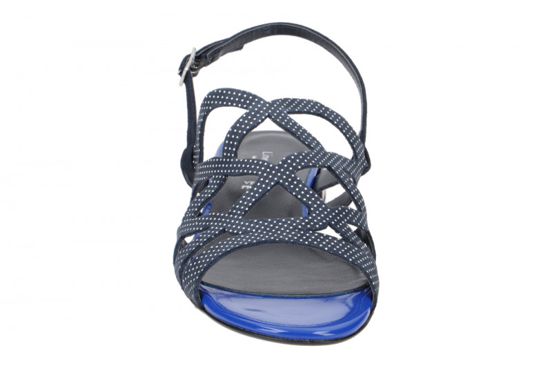 Linea Uno Sandalette blau weiß F1181