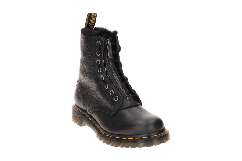 Dr. Martens 1460 Serena Zip Stiefel schwarz Warmfutter