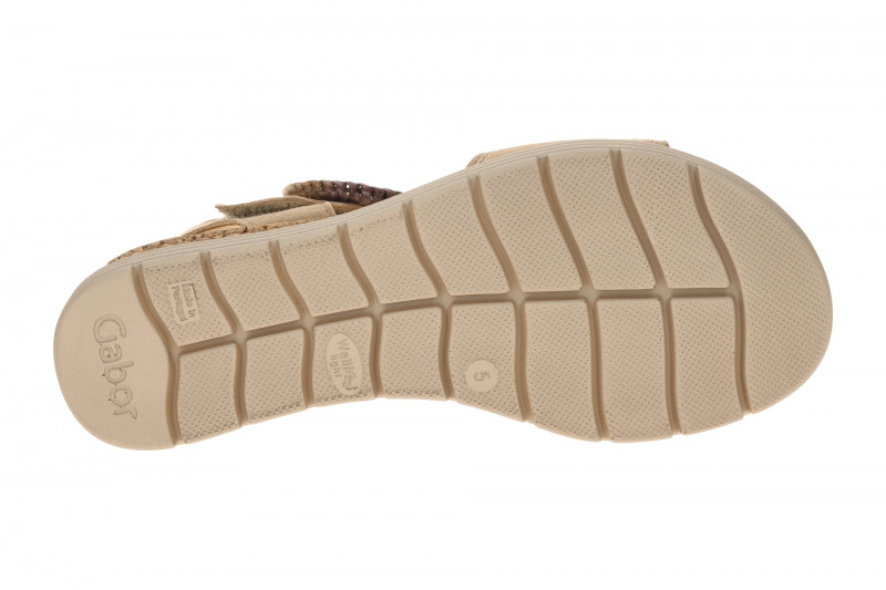 Gabor Keil Sandale sand beige Velour 82.706.30