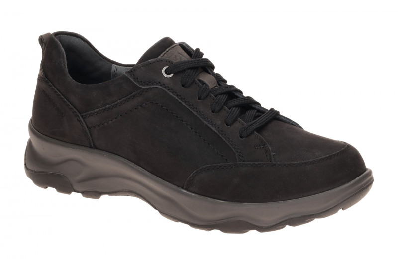 Waldläufer Max Schuhe schwarz Nubuck H-Weite