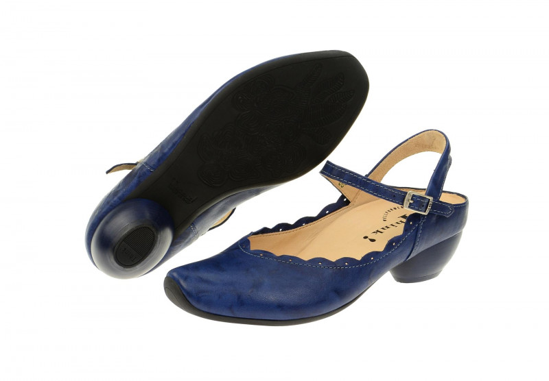 Think Aida Sling Pumps capri blau 4-84247-84