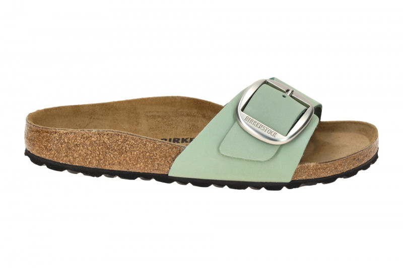 Birkenstock Madrid Big Buckle Pantolette grün Schmal 1029293