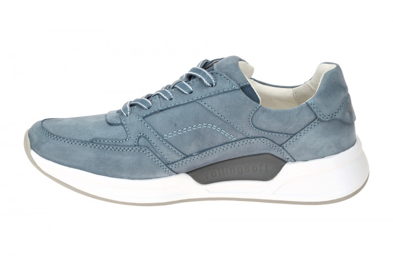Gabor RollingSoft Schuhe blau heaven Nubuck 86.958.26