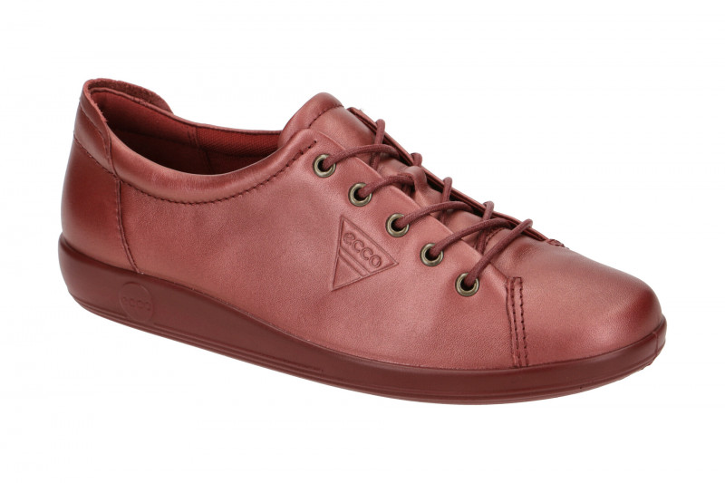 Ecco Soft 2 Schuhe rot metallic