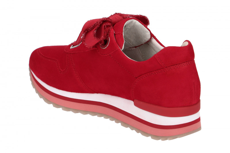 Gabor York Schuhe rot Plateau Sneaker