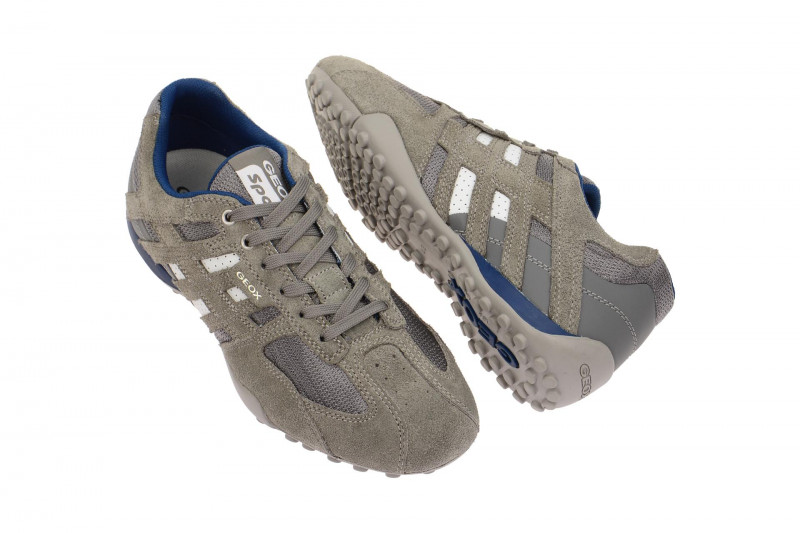 Geox Respira Snake K Sneakers in grau blau Herrenschuhe