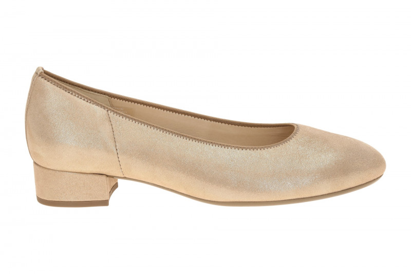 Gabor Pumps beige sand Glitzer 3001