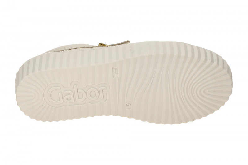 Gabor Schuhe beige Plateau Sneakers Schmuckhummel 63.201.22