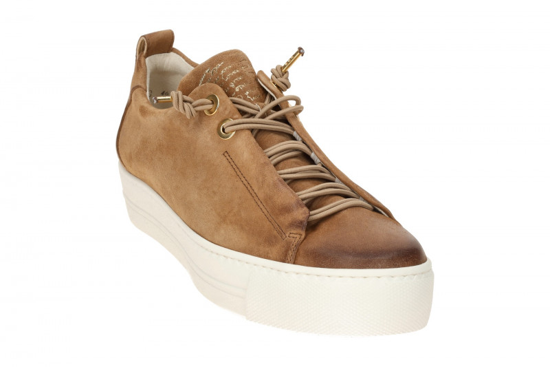 Paul Green Sneaker Plateau Schuhe braun sisal 5017