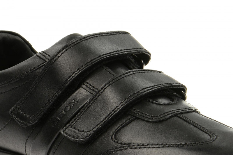 Geox Respira Symbol D Herrenschuhe in schwarz Klettverschluss