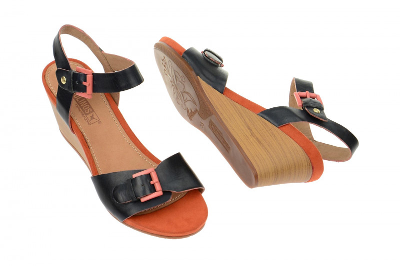 Pikolinos Bali Sandale blau orange W0A-0593