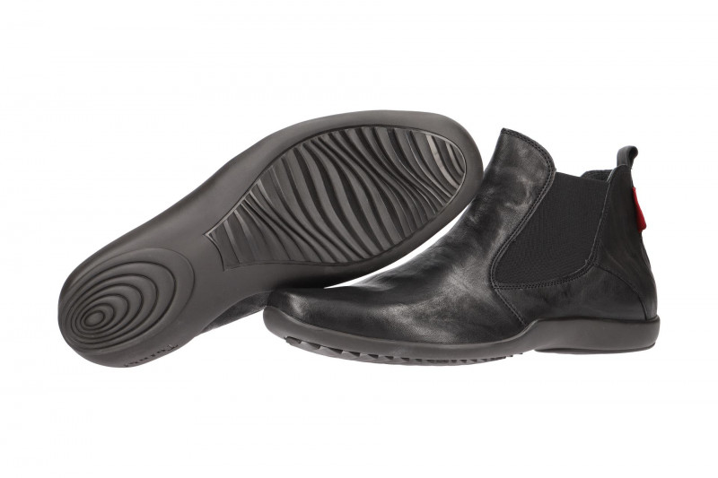 Think Stone Herren Chelsea Stiefelette schwarz