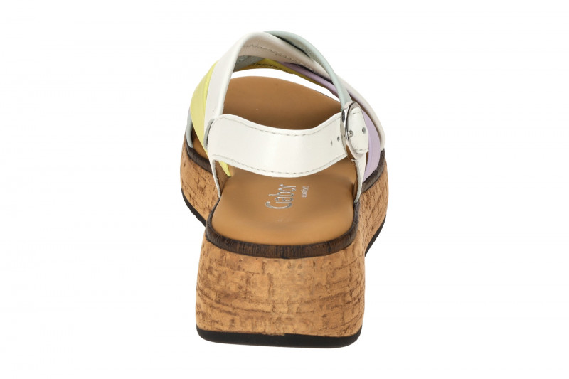 Gabor Plateau Sandalen bunt Nappa 62.823.22