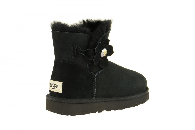 UGG Stiefel schwarz Mini Bailey Button Poppy