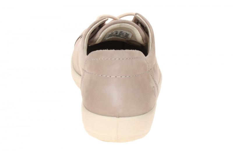 Ecco Soft 2 Schuhe grau rose Damen Schnürer