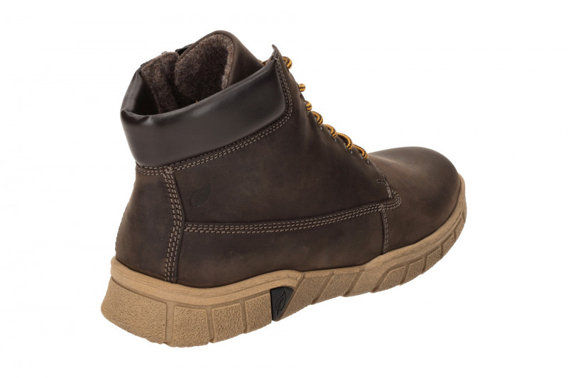 Waldläufer Lino Stiefelette Herren braun dünn gefüttert 965802