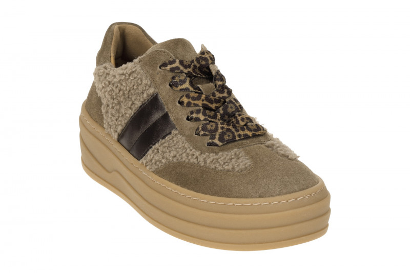 Gabor Best Fitting Schuhe Plateau Sneakers braun Wolle 73.350.14