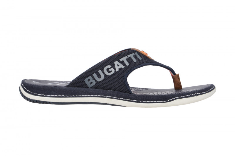 bugatti Branson Zehentrenner Pantolette blau 73582