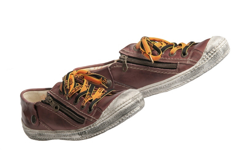 Eject Dass Schuhe in bordo rot E-13001-V2
