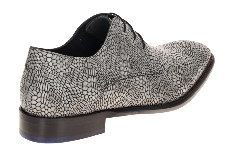 Floris van Bommel De Netter Schuhe grau Reptil 30337