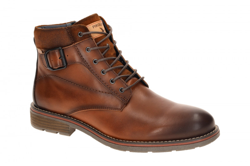 Pikolinos York Herren Stiefel braun Schnalle M2M-8045C1