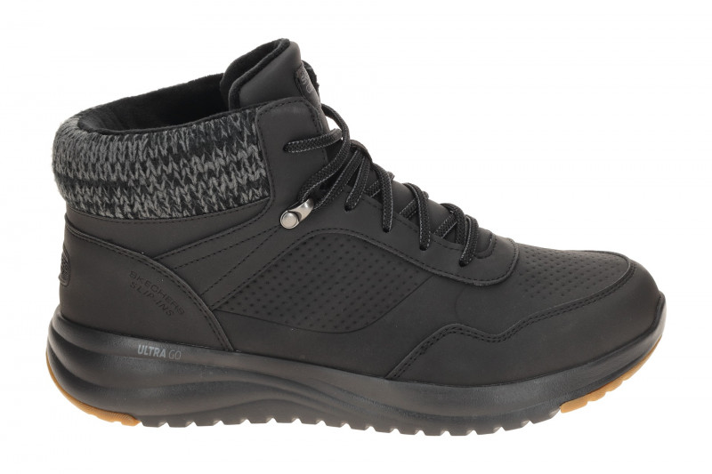 Skechers On-The-Go Mid Sneaker schwarz wasserdicht Slip Ins 144739
