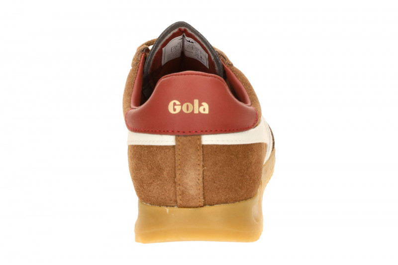 Gola Torpedo Damen Sneakers Schuhe braun rot Velour CLB761